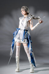 White [Dragon Bones] Chinese Style Prince Handsome Ouji Lolita Shorts - Product - 6