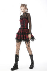 Black Long Sleeves Irregular Sheer Mesh Women's Daily Gothic Top - Product - 2