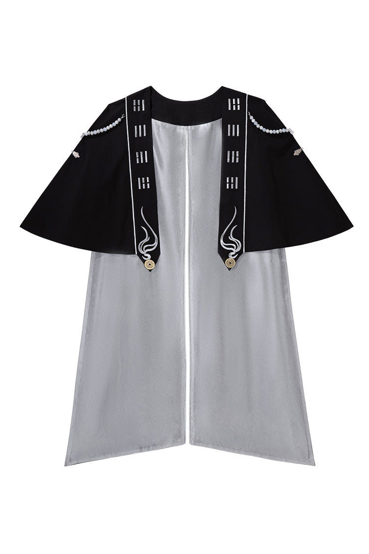 Black [The Strange End of the Immortal Sect] Sleeveless Chinese Style Ouji Lolita Set - Product - 16