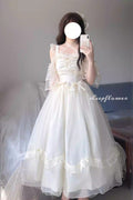 Spring Confession Ruffle Bowknot Mesh Sweet (Long and Short Version) (Multiple Configurations) front view