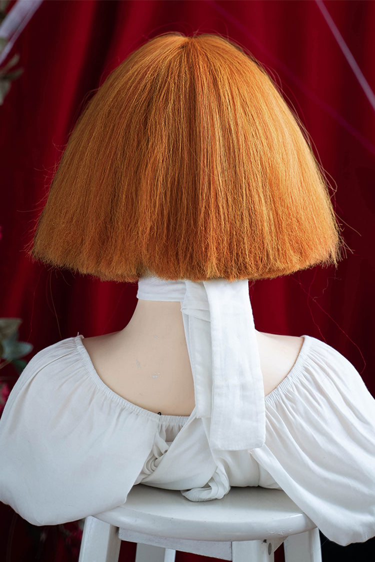 Orange [Candy Magic] Short Sweet Lolita Wigs - Product - 4