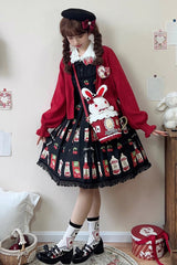 Lovely Teacup Rabbit Bowknot Sweet Lolita Shoulder Bag 5 Colors - Product - 16