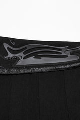 Black Buckle Men's Punk Skirt - Product - 6