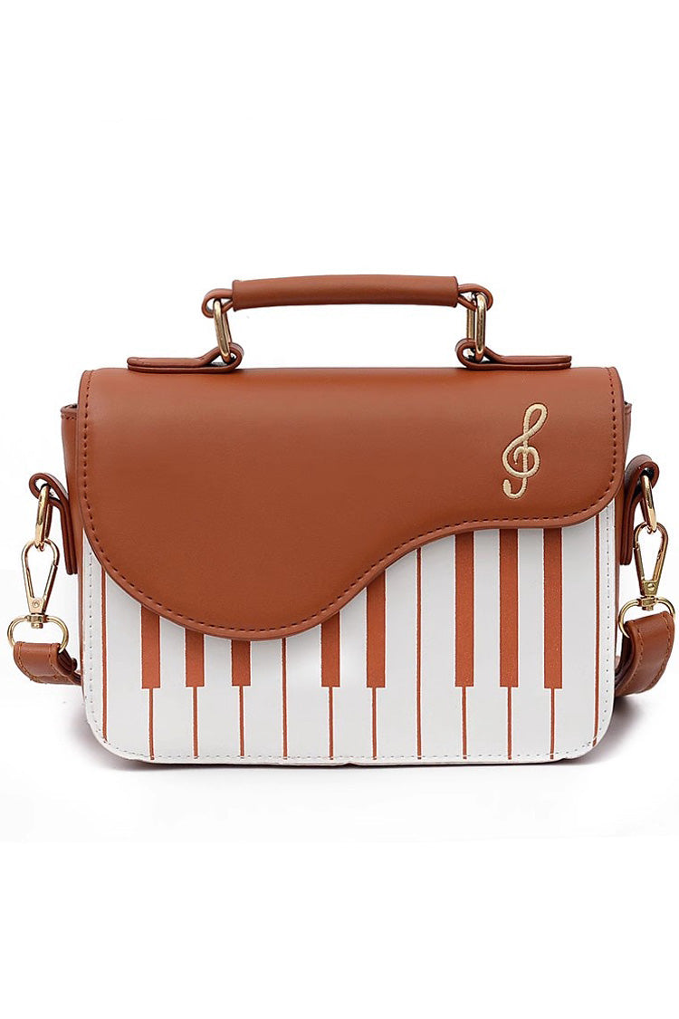 Piano Notes Embroidery Sweet Classic Lolita Shoulder Bag 3 Colors - Product - 2