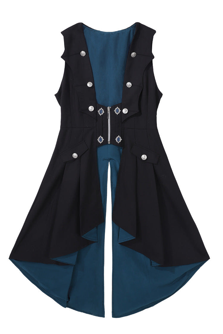 Black [Deep Music] Long Sleeves Gothic Elegant Ouji Lolita Four-piece Set - Product - 12