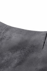 Black Faux Leather Straps Zippered Women's Punk Short Skirt - Product - 16