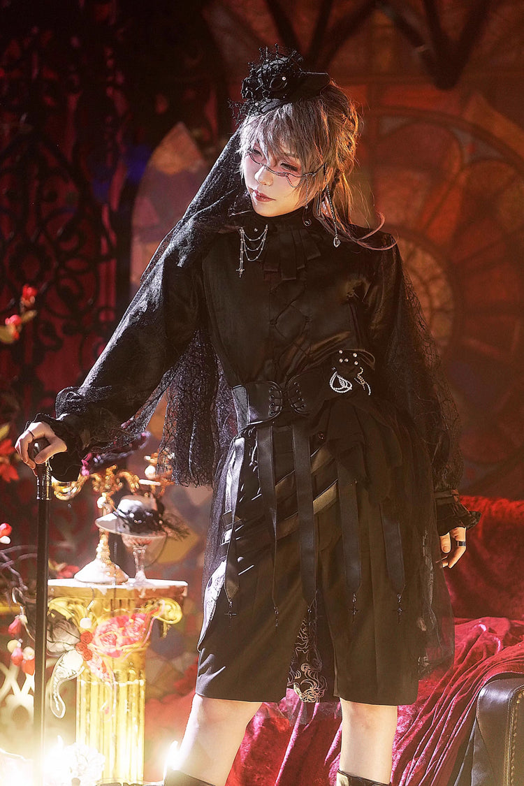 Rose Candlestick Gemini Ouji Fashion Lolita Set 3 Colors - Product - 2