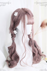 Pink Cute Long Curly Hair Sweet Lolita Wigs - Product - 2