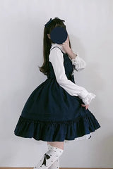Ice Cream Bowknot Ruffle Chiffon Sweet Lolita Jsk Dress 7 Colors - Product - 10