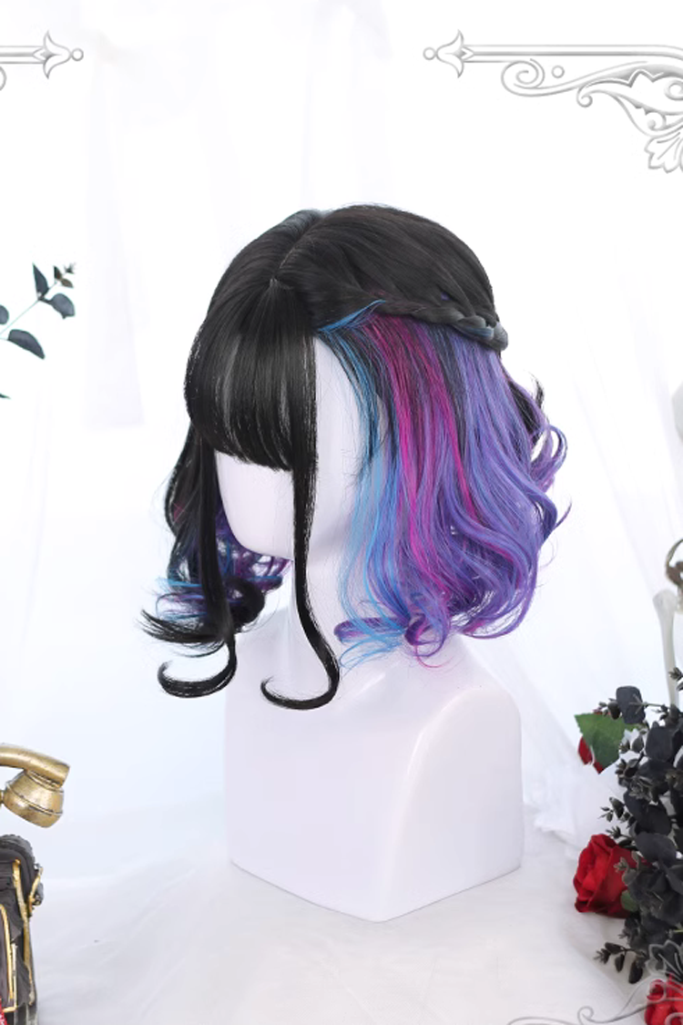 Multi-Color Micro-Curl Short Classic Lolita Wigs - Product - 3
