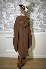Pirate Series Navigation Treasure Hunting Guide Embroidery Handsome Lolita Cloak 2 Colors - Product - 4