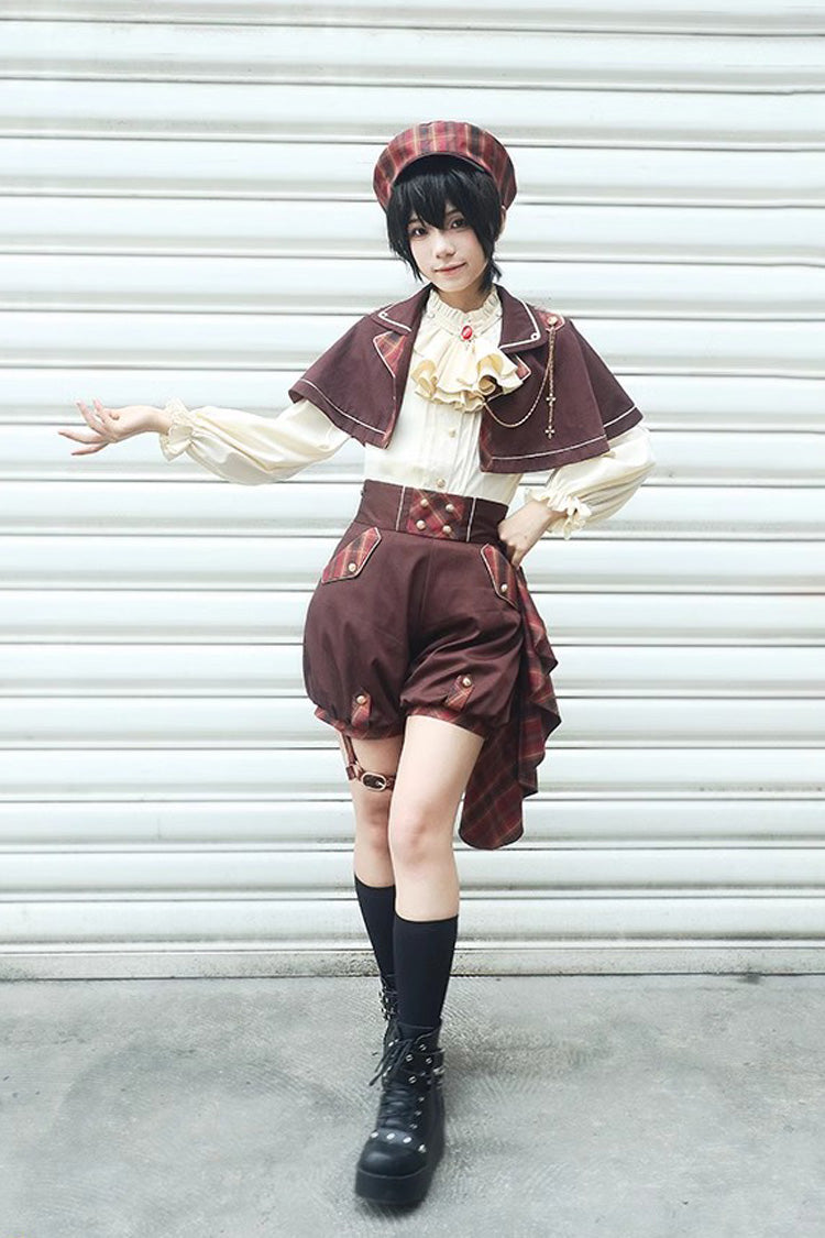 Queen Chess Game Ouji Fashion Military Cool Lolita Set 2 Colors - Product - 3