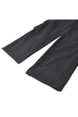 Black Women's Punk Big Pocket Cross Zippered Eyelet Cargo Pants - Product - 16
