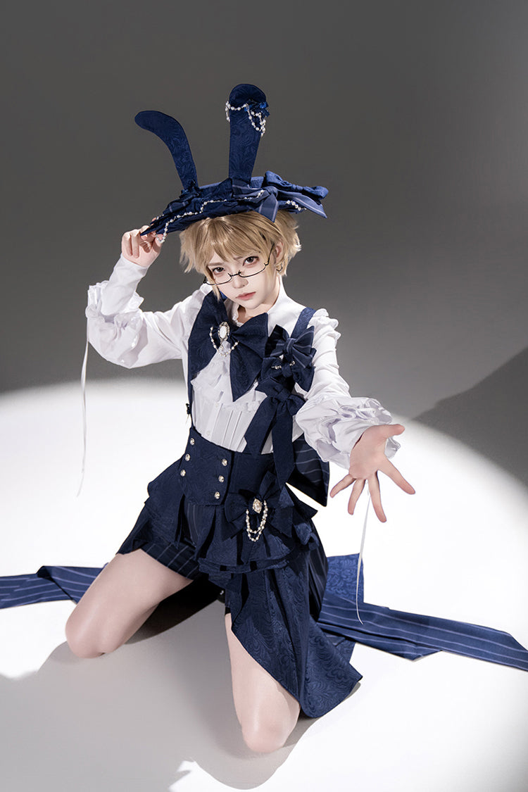 Blue Rabbit Theater Jacquard Version Sweet Prince Cool Ouji Lolita Girdle - Product - 3