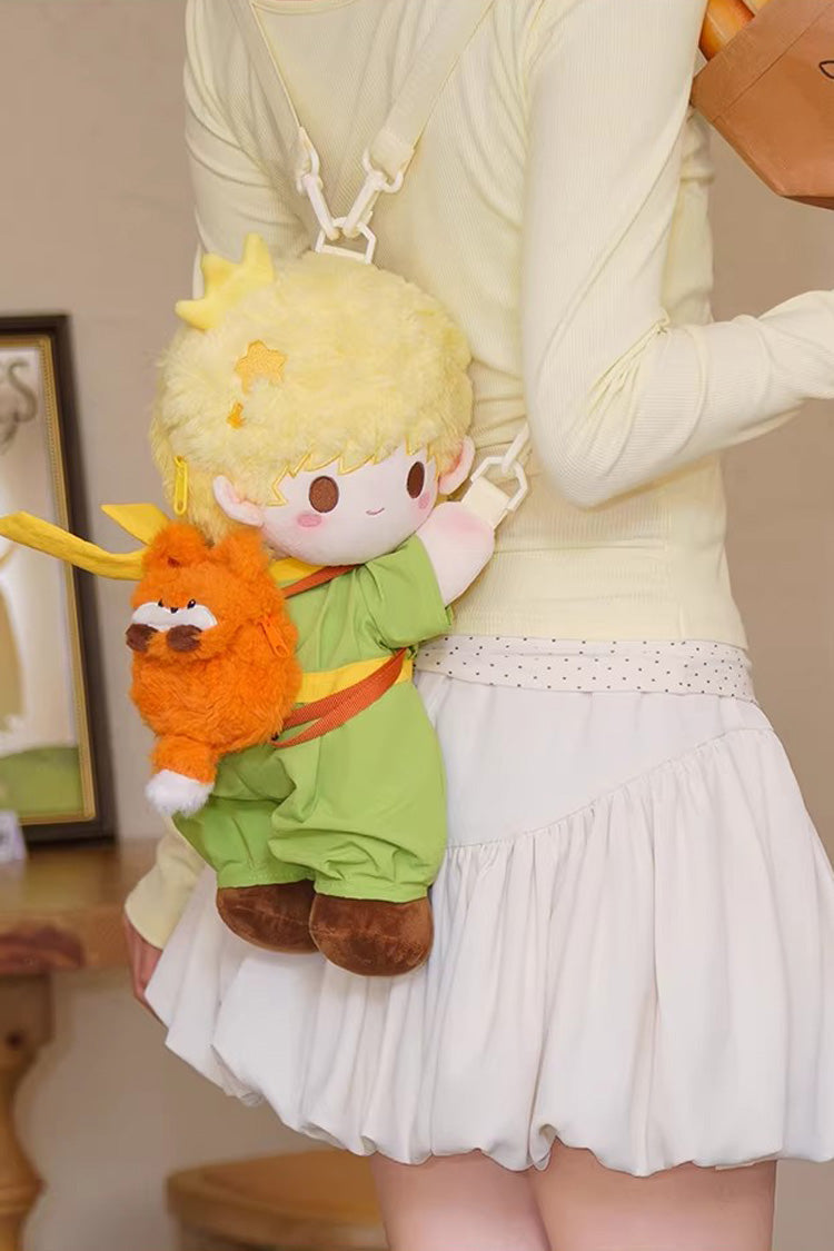Green [The Little Prince] Cute Plush Toy Sweet Lolita Lying-Down Backpack - Product - 8