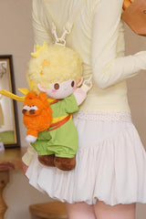 Green [The Little Prince] Cute Plush Toy Sweet Lolita Lying-Down Backpack - Product - 8