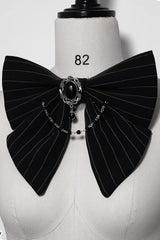 Black Rabbit Theater Jacquard Version Ouji Lolita Brooch - Black - 3