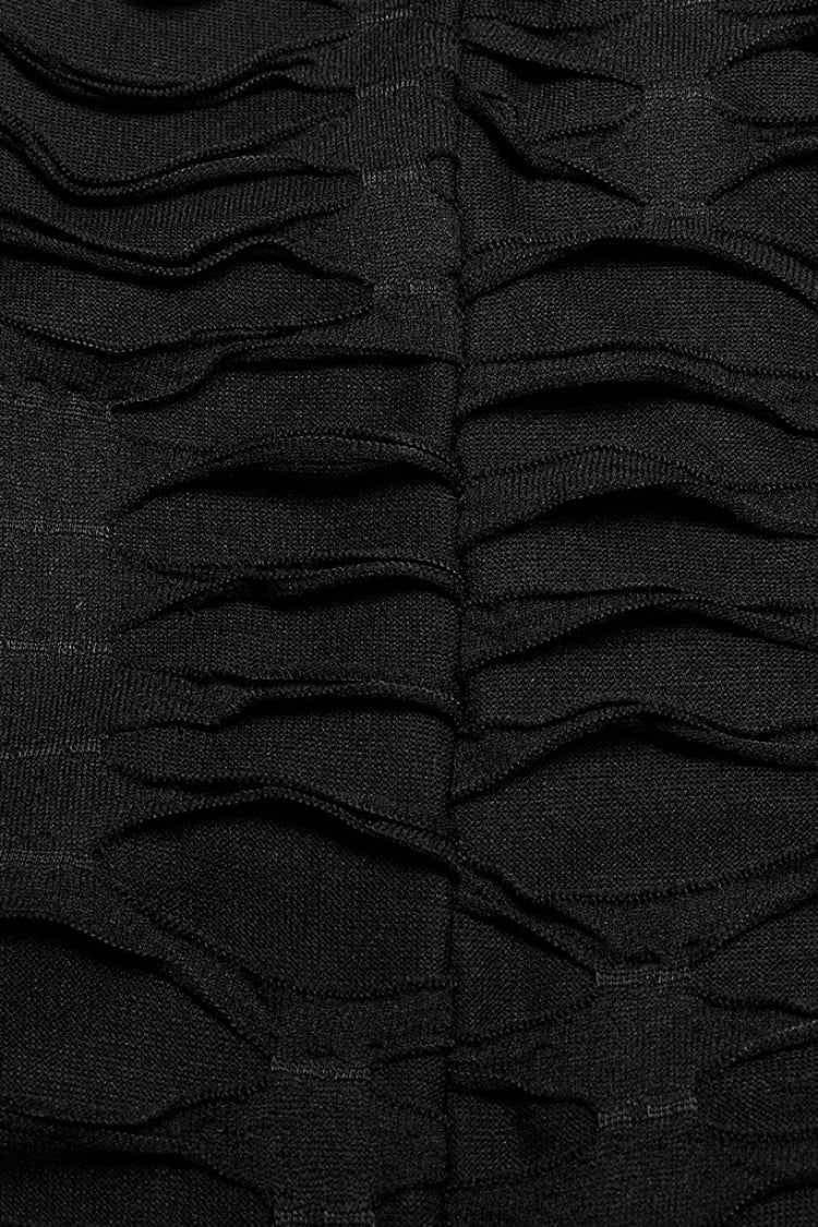 Black Wave Three-Dimensional Lace Ripped Women's Gothic Skirt - Product - 7