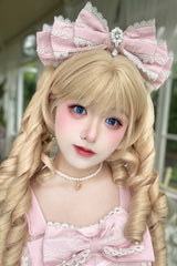 Roman Curly Double Ponytail Sweet Lolita Wig 2 Colors - Product - 5
