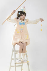 Multi-Color Stars Moon Print Bowknot Sweet Lolita Jsk Dress - Product - 5
