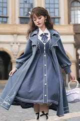 Blue Book of Lies Sweet College Style Elegant Lolita Jsk Dress - Product - 4