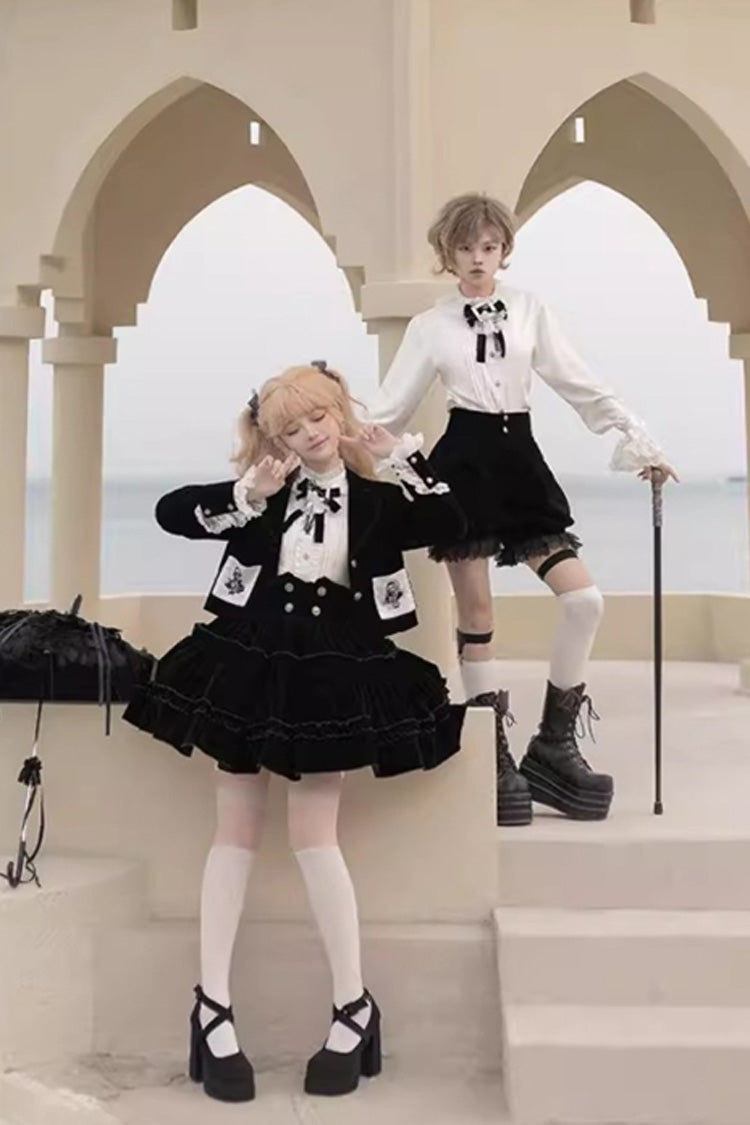 Black [Corrosion of The Heart] Ouji Prince Handsome Lolita Shorts - Product - 4