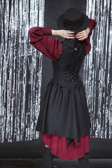 Black Immortal Thorn A Light In The Dark Ouji Lolita Vest - Product - 6