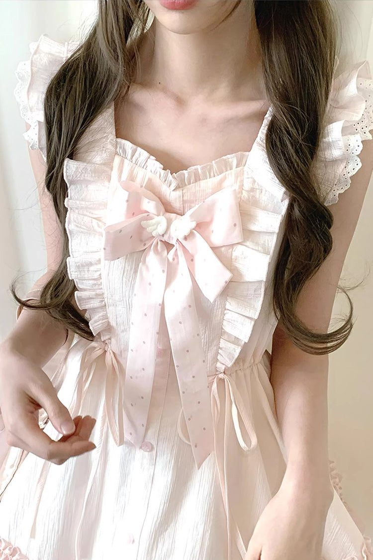 Spring Timeline Lolita dress ruffled skirt detail
