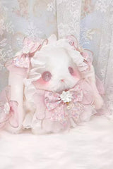 Pink Lop-Eared Rabbit Doll Bowknot Lace Sweet Lolita Bag - Product - 5