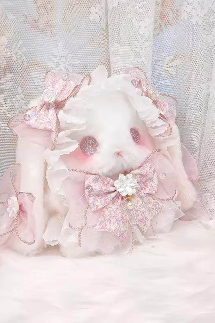 Pink Lop-Eared Rabbit Doll Bowknot Lace Sweet Lolita Bag - Product - 5