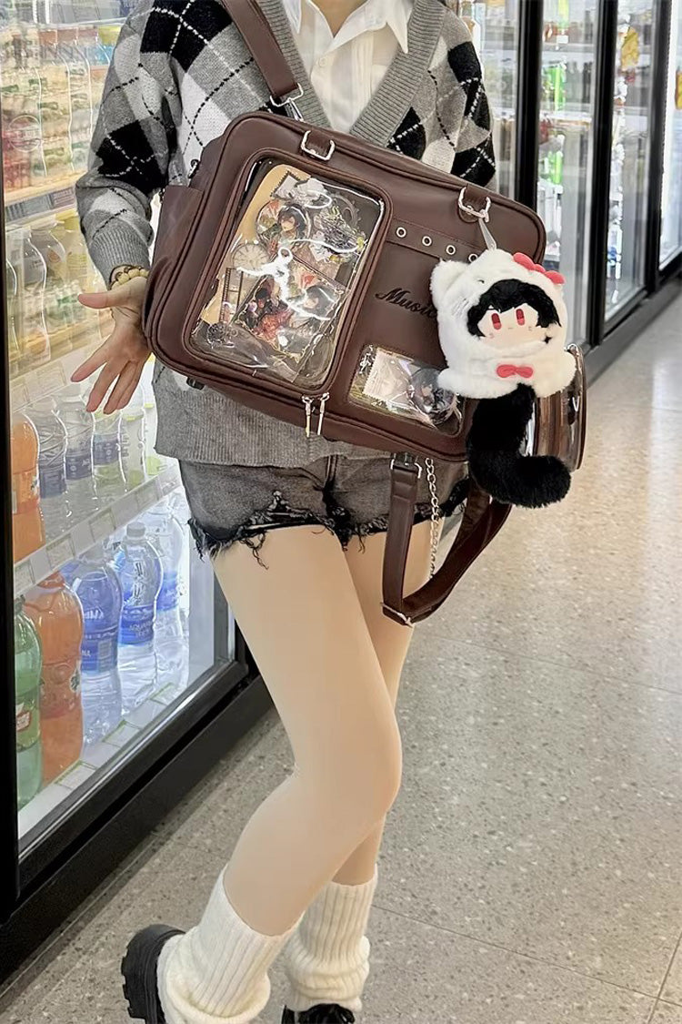 Classic Large Capacity Embroidered Crossbody Lolita Itabag 3 Colors - Product - 13