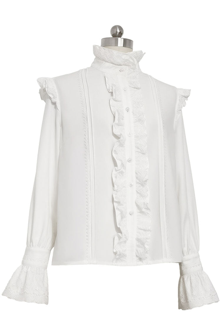 White Rabbit Theater Jacquard Version Ouji Lolita Shirt - Product - 3