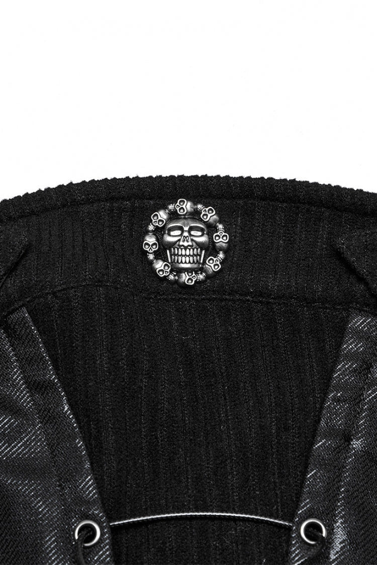 ブラック レースアップ バックル Overbust レディース パンク コルセット 商品画像