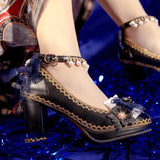 Bowknot Lace Sweet Lolita High Heels 6 Colors - Product - 12
