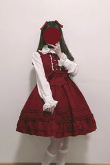 Ice Cream Bowknot Ruffle Chiffon Sweet Lolita Jsk Dress 7 Colors - Product - 8