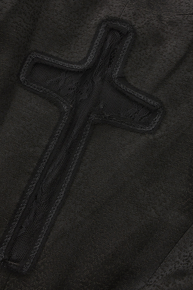 Black [Eternal Dark Portrait] Long Sleeves Vintage Elegant Prince Handsome Ouji Lolita Coat - Product - 10