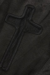 Black [Eternal Dark Portrait] Long Sleeves Vintage Elegant Prince Handsome Ouji Lolita Coat - Product - 10