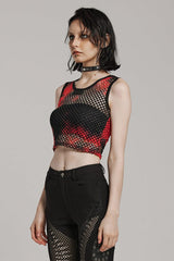 Sleeveless Hollow Tie-dyed Womens Steampunk Vest 3 Colors - Product - 2