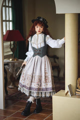 Demon Hunting Notes PU Gothic Punk Lolita Vest 2 Colors - Product - 15