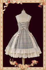 Multi-Color Backlight Memoirs Elegant Slim Bowknot Sleeveless Ruffle Classic Lolita Dress - Product - 12
