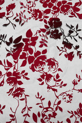 Black/Red Stand Collar Sleeveless Printed Hanayome Lace Lace-Up Women's Gothic Elegant Dress Wedding Dress - Product - 10
