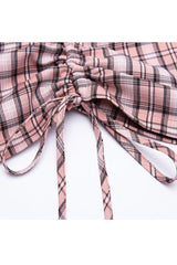 Cute High Waist Women's Steam Punk Strap Dress - Product - 17
