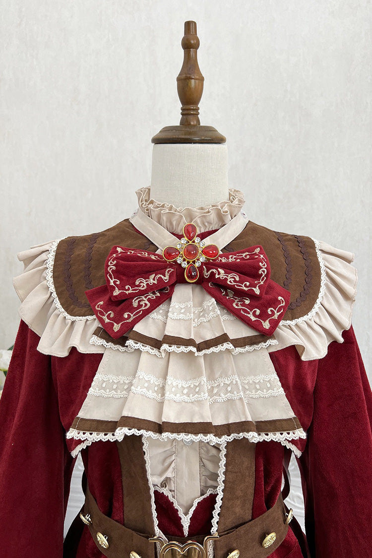 レッドコートリー スタンドカラー 長袖フリル プリンス王子系ロリータセット 商品画像