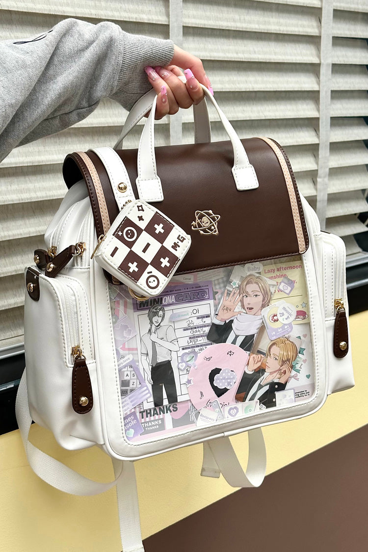 Quantum Chords Lovely Sweet College Style Lolita Itabag Backpack 7 Colors - Brown - 1