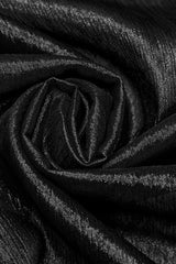 Black Stand Collar Jacquard Ruffle Men's Gothic Blouse - Product - 10