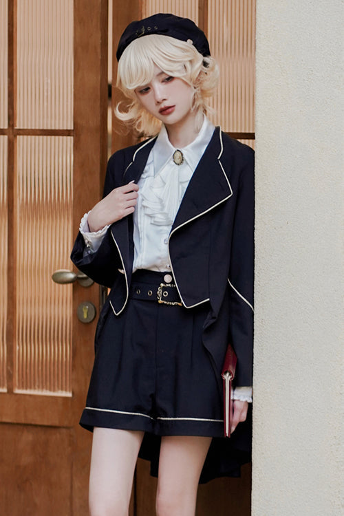 Black Vintage Tomorrow Vow Ouji Lolita Shorts - Product - 2