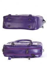 Purple Cartoon Cat Sweet Lolita Convertible Backpack/Crossbody Ita Bag - Product - 9