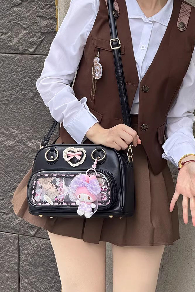 Sweet Anime-style Transparent Bow Japanese Lolita Itabag 5 Colors - Product - 10