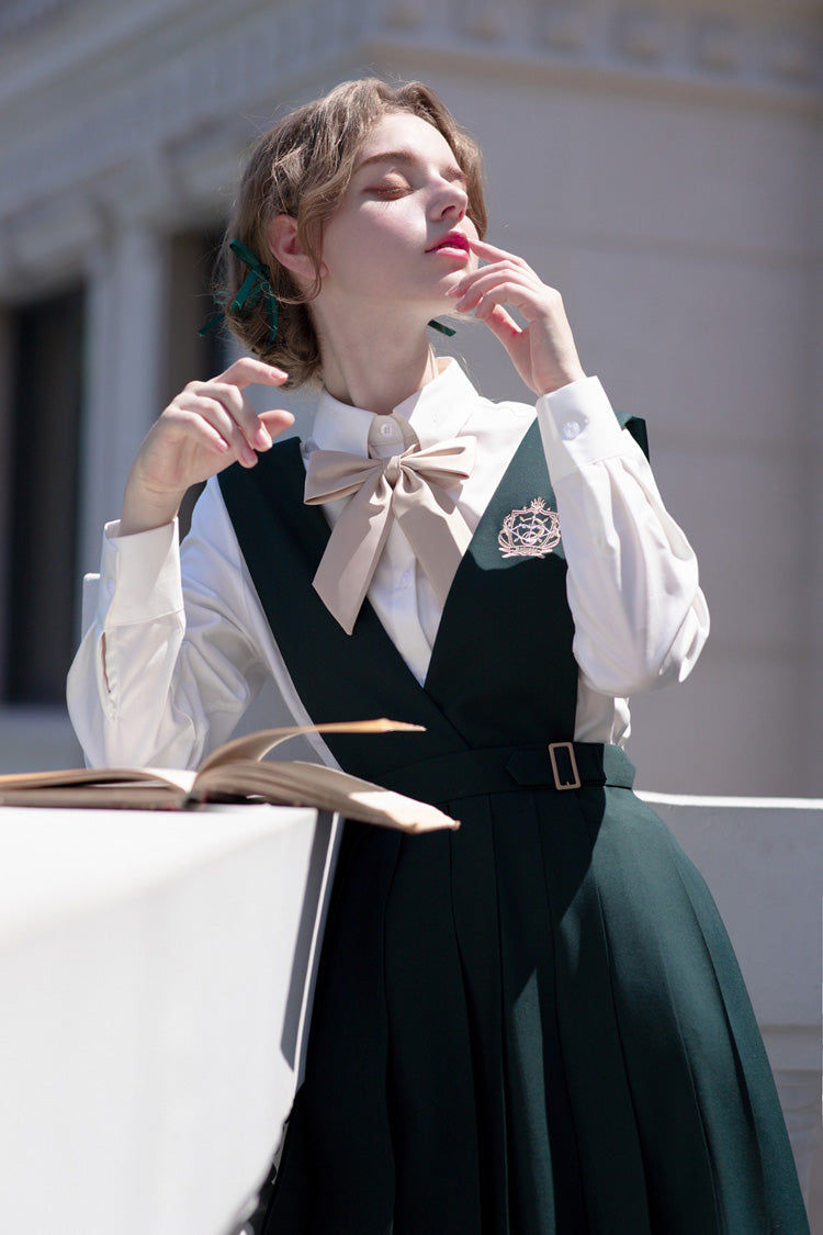 Green [Artemis] Sweet College Style Elegant Lolita Jumper Dress - Product - 7