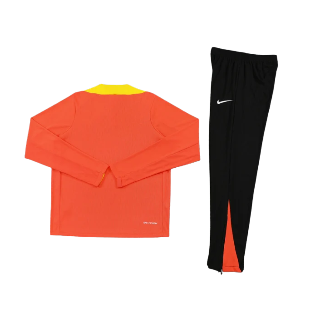 Brazil 2026 1/4 Zipper Tracksuit Orange - view 2